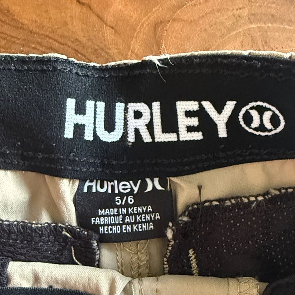 NWOT Hurley Tan Jogger Pants with Logo - Picture 6 of 7